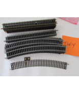 Lot of HO Track Feller Garnet Italy Curved Straight Steel Terminal &amp; Brass - £11.32 GBP