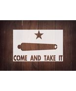 TX Come and Take It Cannon Star, 11&quot; x 8.5&quot; Stencil - $20.09 CAD