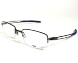Oakley Gafas Monturas Frag OX5045-0451 Brushed Chrome Gris Azul 51-19-140 - £134.65 GBP
