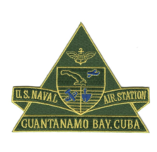 5&quot; Navy Naval Air Station Guantanamo Bay Cuba Embroidered Patch - £23.17 GBP