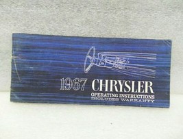 CHRYSLER CHRYS-STD 1967 Owners Manual 16284 - $16.82
