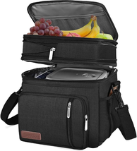 MIYCOO Lunch Bag &amp; Lunch Box for Men Women Double Deck - Leakproof Insul... - £23.49 GBP