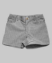 A.T.U.N. Black &amp; White Shepherd Check Dora Shorts 11-12 Years - $11.38