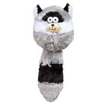 Zanies Funny Furry Fatty Pet Dog Toy, Raccoon - $15.10