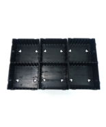 3 x 10 Cassette Tape Storage Holder Black Plastic - $18.94 CAD