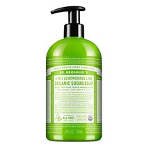 Dr. Bronner&#39;s - Organic Sugar Soap (Lemongrass, 24 Ounce) - Made with Organic Oi - £35.16 GBP