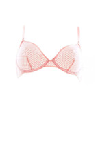 L&#39;agent By Agent Provocateur Womens Bra Valentines Lace Elegant Pink Size Uk 32B - £38.83 GBP