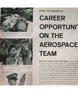 1961 US Air Force Aerospace Team Advertisement Military Recruitment DWII32 - $19.99