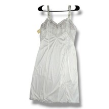 Vintage Wonder Maid Size 34 Full Slip Dress Non Cling White Nylon Lace 2710 NEW  - £18.30 GBP