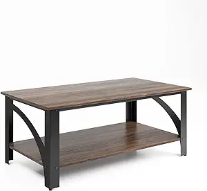 Coffee Tables For Living Room Modern Farmhouse Wood Center Table With St... - $253.99
