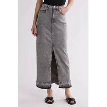 NWT Kensie Jeans The High Rise Let Down Hem Skirt Vintage Lux Sz 4/27 90... - $39.60