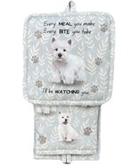 Westie 3-Piece Kitchen Set - Oven Mitt, Pot Holder &amp; Kitchen Towel Set - $32.58 CAD