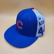Chicago Cubs Hat Cap Snapback MLB Rizzo 44 Buona Wrigley Field Brim Promo Blue - £11.93 GBP