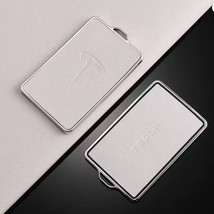 Leather Car Key Case Shell Cover Fob For Tesla Model 3 Model S Model X M... - $14.95