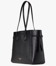 Kate Spade Knott Large Tote Black Leather Bag Purse PXR00451 NWT $298 Retail - £110.77 GBP