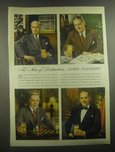 1945 Lord Calvert Whiskey Advertisement - For Men of Distinction - £14.46 GBP