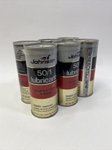 Lot Of 6 Johnson 2 Cycle Outboard Snow Mobile Lubricant  50/1 96 Fl. Ozs - $60.76