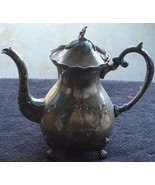Beautiful BSC Silver Plate Footed Coffee Pot - VGC - GREAT OLD COFFEE POT - $135.76 CAD