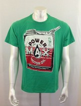 g21 Power Max Motor Oil Graphic Mens Green Short Sleeve Crew Neck T Shir... - $120.50 MXN