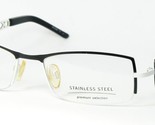 WOMEN eyewear BI8986 16 BLACK /WHITE EYEGLASSES GLASSES FRAME 51-17-135 ... - $44.17
