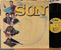 The Sun Story Elvis Presley Johnny Cash Carl Perkins Vinyl 2 LP Rhino RNDA 71103 - £17.42 GBP