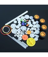 Bluemoona 78 pcs - Plastic Gear Pulley Belt Shaft Assortment for Robot M... - £5.38 GBP