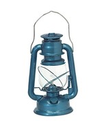 V&amp;O 200-30060 Camper Brass Trim Oil Lantern, Blue - $507.97 MXN