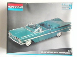FACTORY SEALED &#39;59 Chevrolet Impala Convertible by Monogram Kit # 2437 - £47.17 GBP