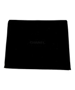 Black Chanel Necklace Insert 9&quot; X 7” Protective Velvet Display Case Auth... - £18.04 GBP