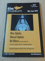 Film Museum Vienna Austria Program Wes Anderson; M&amp;M Ophuls; NY New Wave... - $166.57 MXN