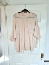 Phase eight batwing top cream tapework size 8 10 small - £12.97 GBP