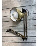 Vintage Luxo Style Desk Lamp Gold With NO Clamp Tested - $44.55