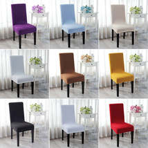 Stretch chair cover solid color seat cover - £6.66 GBP+