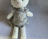 Jacadi Paris Lovey Rag Doll Rare Plush Stuffed Animal  Soft &amp; Cuddly Dre... - £15.03 GBP