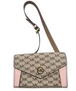Michael Kors Fanny Pack Belt Bag Women Pink/Tan Adjustable New No Tags 7.5x5” - $34.99
