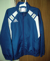Adidas Boys, Full Zip Windbreaker Jacket, Royal Blue Color, Size Small(US)NWT - £24.35 GBP