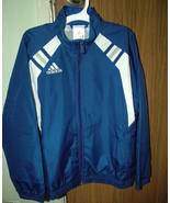 Adidas Boys, Full Zip Windbreaker Jacket, Royal Blue Color, Size Small(U... - £23.53 GBP