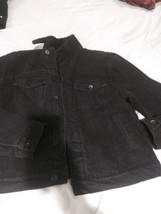 Fashion Nova Men Black Denim Jeans Jacket XL - $28.04