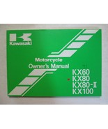 Manuale Dell&#39;Operatore Della Moto Kawasaki KX60 KX80 KX80-II KX100 Del 1993 - $77.13 CAD