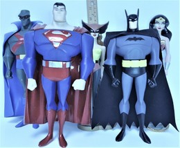 DC Comics Justice League - Animated Series  by Mattel ~ Lot of 5 ~ approx. 10&quot; - £63.29 GBP