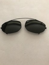 Donna Karan Sunglasses Black Frame Clip-on Model 160 For Size 50 Frames - $190.39 MXN