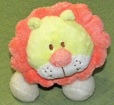 Lil Sweetez Yellow Lion 10" Plush Stuffed Animal Orange Mane Commonwealth Toys - £14.37 GBP