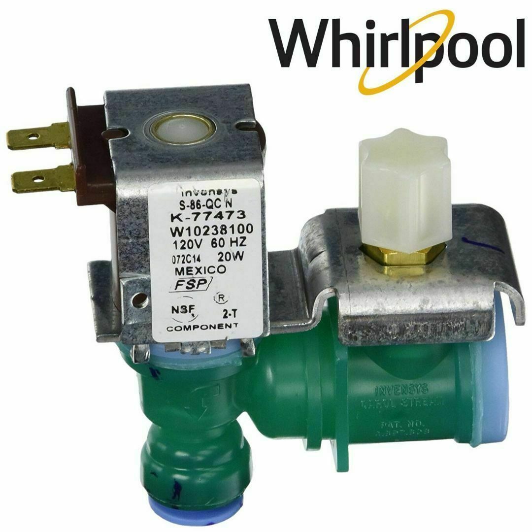Whirlpool Water Inlet Valve GSF26C4EXW00 GSF26C4EXB00 GSF26C4EXW02 GSS30C6EYF02 - $38.58