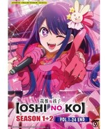 Oshi no Ko Season 1&amp;2: VOL.1 - 24 End English Audio &amp; Subtitle DVD SHIP ... - $24.71