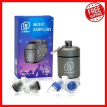 High Fidelity Concert Ear Plugs - Reusable Musicians Earplugs, 2 Pairs, ... - $33.94