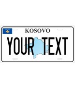 Kosovo Map License Plate Personalized Car Auto Bike Motorcycle Tag - $10.99+