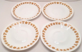 Corelle Butterfly Gold Saucers Set of 4 Vintage - £8.47 GBP