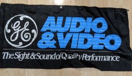 GE Audio And Video Banner 39&quot; X 19&quot; Hollywood Banner  - £310.67 GBP