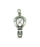 Handcrafted Solid 925 Sterling Silver Celtic Infinity Knot in Balloon Pe... - £15.65 GBP