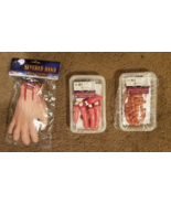 bloody body part props butcher costume party decorations life size hand,... - £4.74 GBP
